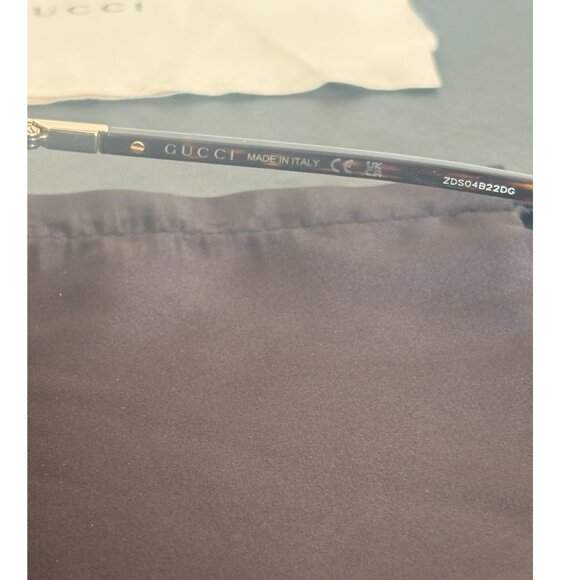 GUCCI Square Tortoise Sunglasses (GG1449S 002) - Picture 4 of 8